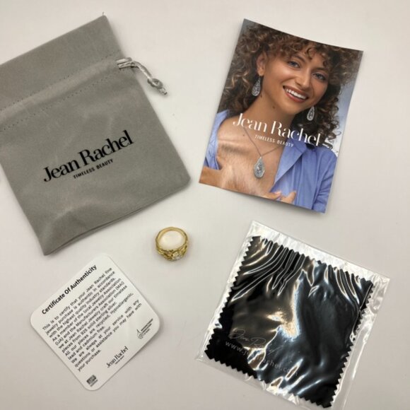 14K Gold Leaf Wire Wrap Ring Size 6 Sterling Silver Women Gift for Her - Picture 3 of 6